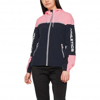 Superdry Damen Sweatjacke Colour Block, Pink, Large MV8