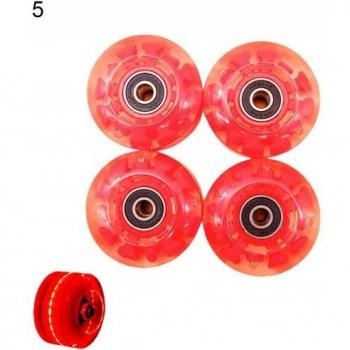 4Pcs Double Row Luminous Skate Wheels