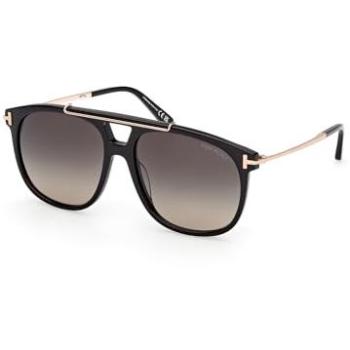 Tom Ford FT1306 SAM-02 Unisex Shiny Black 01B Sunglasses