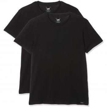 T-shirt Lee Twin Crew Noir XX-Large