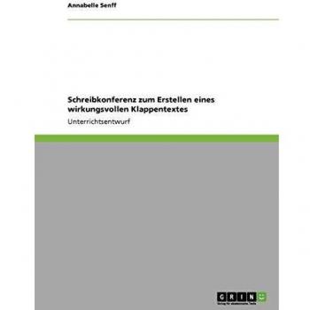 Schreibkonferenz zum Erstellen eines wirkungsvollen Klappentextes
