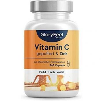 Integratore Difese Immunitarie: Vitamina C 500 mg + Zinco 10 mg – 365 Capsule