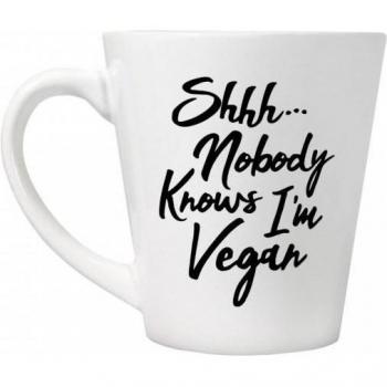 Grindstore Nobody Knows I'm Vegan Mug One Size