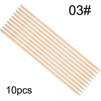 Holz‑Gabeln für Nägel – Lidschatten-Pinselset