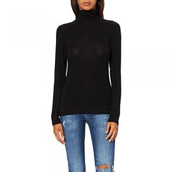 Yas Woola Ladies' Black Long Sleeve High Neck Shirt XL