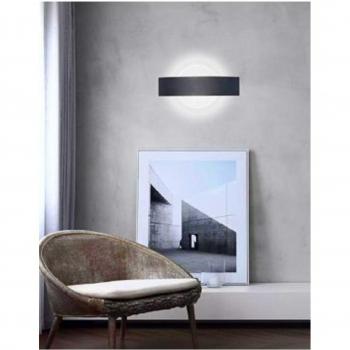 Applique LED Parete Noire 8W Lumière Double 6500K 3000K 4000K E17