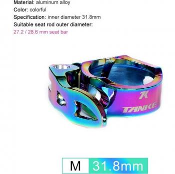 Bunte Fahrrad Sitzklemme 31,8mm 34,9mm