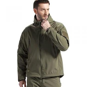 FREE SOLDIER Herrenjacke winddicht und wasserdicht für Jagdausflüge