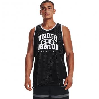 T-shirt UNDER ARMOUR Baseline noir réversible à manches courtes