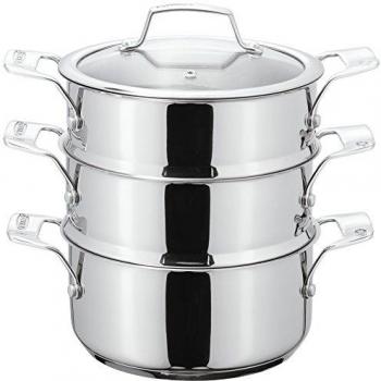 Stellar 3 Tier Steamer Set, Dimensions: 32cm H x 24cm W x 24cm D