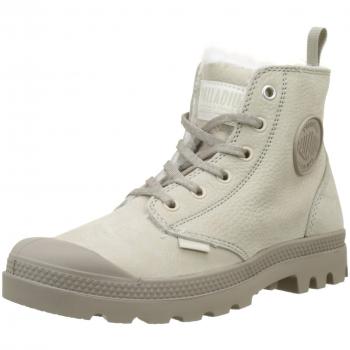 Palladium Pampa Hi Zip WL, Botines de Mujer, Color Marfil
