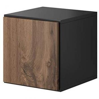 Pensile Charlotte C104, 38x38x39cm, Antracite e Wotan Quercia