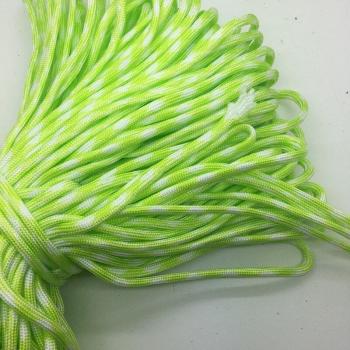 Bracelet 7-Brins Corde Parachute – Lot 10 m – Vert & Blanc – Camping