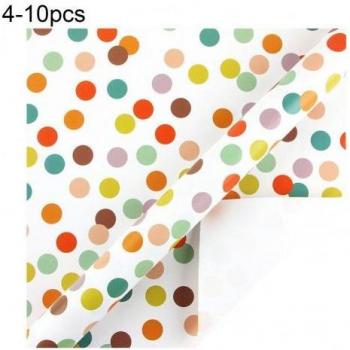 Papier d'emballage de Noël, 10 pièces, facile à manipuler, artistique, pour Pâques