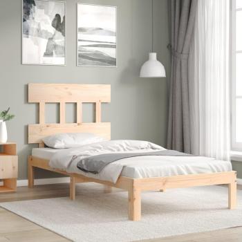 Vidaxl Bed Frame in Solid Wood Pine for Single Beds