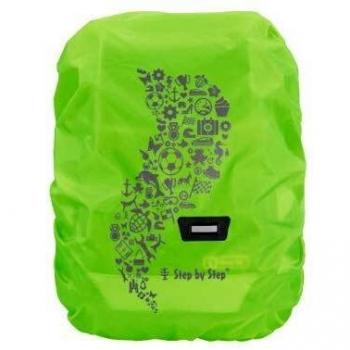 Step by Step Regenschutz für Schulranzen, grün
