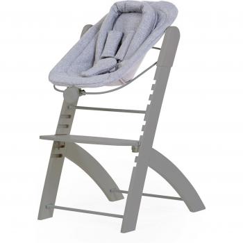 Childhome Evosit Siège Nouveau-Né avec Coussin Gris et Cadre Métallique