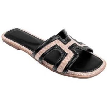 Cinturino Instep Cut-Out Sandali Bassi Donna Nero 4UK