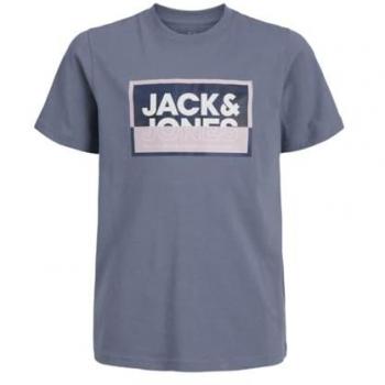 Jack & Jones Junior Jcologan Kinder Sommer Shirt blau