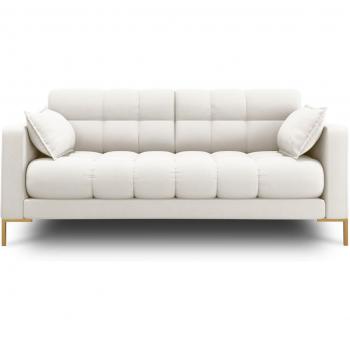 Canapé 2 places structurel beige clair Micadoni