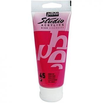 Pebeo Studio Acrylics Fine Paint Pink – 100 ml