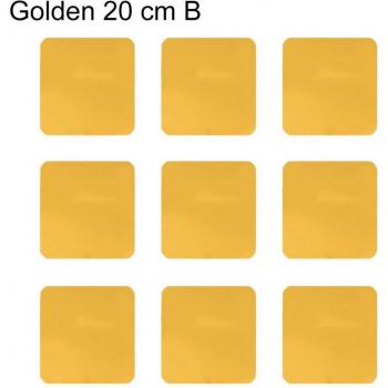 Set of 9 Acrylic Wall Decals – Square Pattern, Wilde Application, Home Decor, Mirror Wall Accent