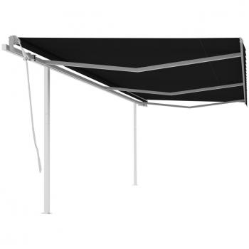 Tenda da Sole Retrattile Manuale 6x3m Antracite