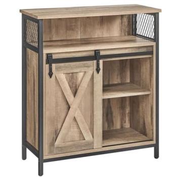 Meuble de rangement avec porte de grange
