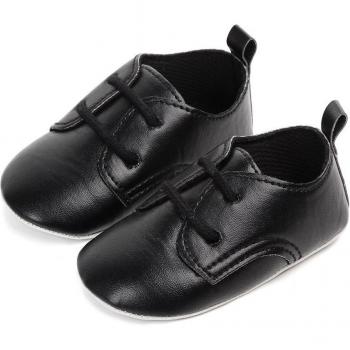 Soft Casual Sneakers for Newborn Boys (PU, Velcro, Sizes 10.5-12.5)