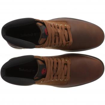 Timberland Stivali Bradstreet Chukka in Pelle Piena Fiore Rosso Marrone EU 40