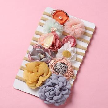 Balleenshiny 10-Pack Children's Bowknot Hair Accessories