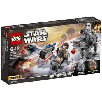 LEGO Star Wars Ski-Speeder 75195 gegen First Order Walker Mikrofighter