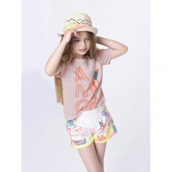 T-shirt Fille 4A Billieblush couleur Rose