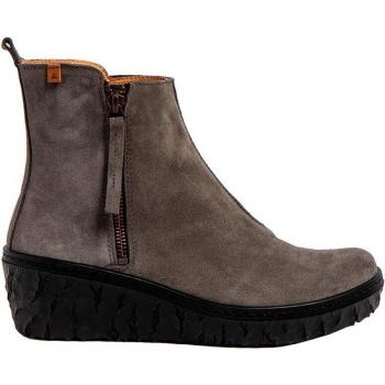 Botines de piel gris para mujer El Naturalista