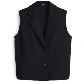 Opus Wilessa Gilet für Damen in Schwarz