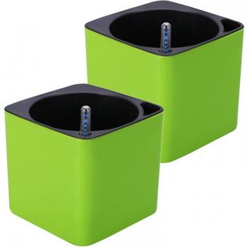 Set de Macetas Riego Automático Cuadradas