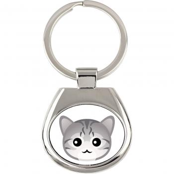 Portachiavi con Logo Art‑Dog: Egyptian Mau Cat