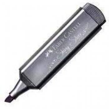 Faber-Castell Textliner 46, Set von 10 fluoreszierenden Textmarkern in Silber