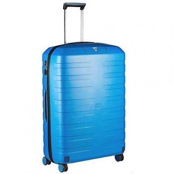 Valise 130 Liters Bleue Exp.Box 4.0 80 cm Grand Trolley Roncato