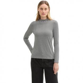 TOM TAILOR T-Shirt mit All-Over Muster