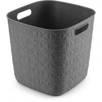 Cesta Portaoggetti Curver Cube Grigio