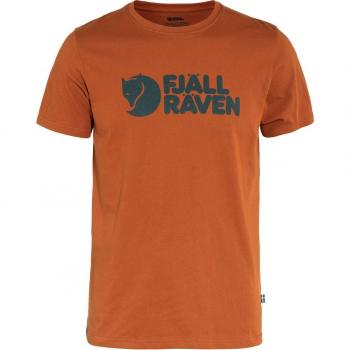 T-shirt Fjällräven Logotipo Castanho Alaranjado XL