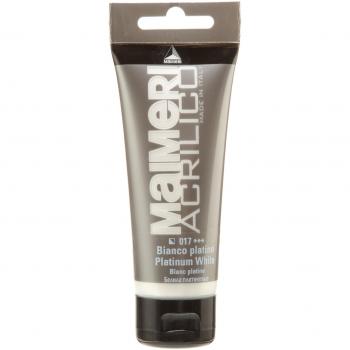 Colore acrilico Maimeri in Tubetto da 75ml Bianco Platino