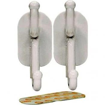 Rolson Black Removable Adhesive Hooks