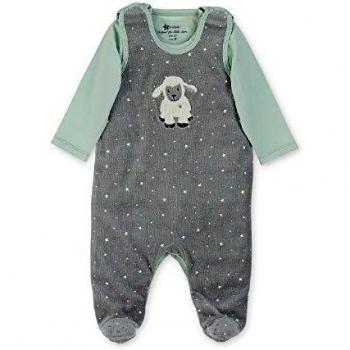 Unisex Baby-Strampler von Sterntaler – Nicki Stanley Spieler, Grau, 62 EU