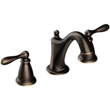 Moen WS84440BRB Bathroom Faucet, Caldwell, 2-Handle, Mediterranean Bronze