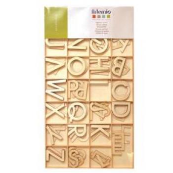 Ensemble de lettres en bois de 6cm