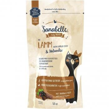 Sanabelle Katzensnack Lamm & Holunder 55g