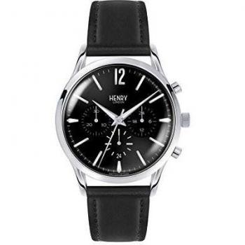 Henry Londres Reloj de Acero y Cuero EDGWARE HL41-CS-0023