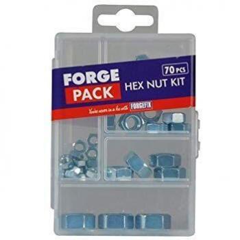 Forgefix 70 Piece Hexagon Nut Pack